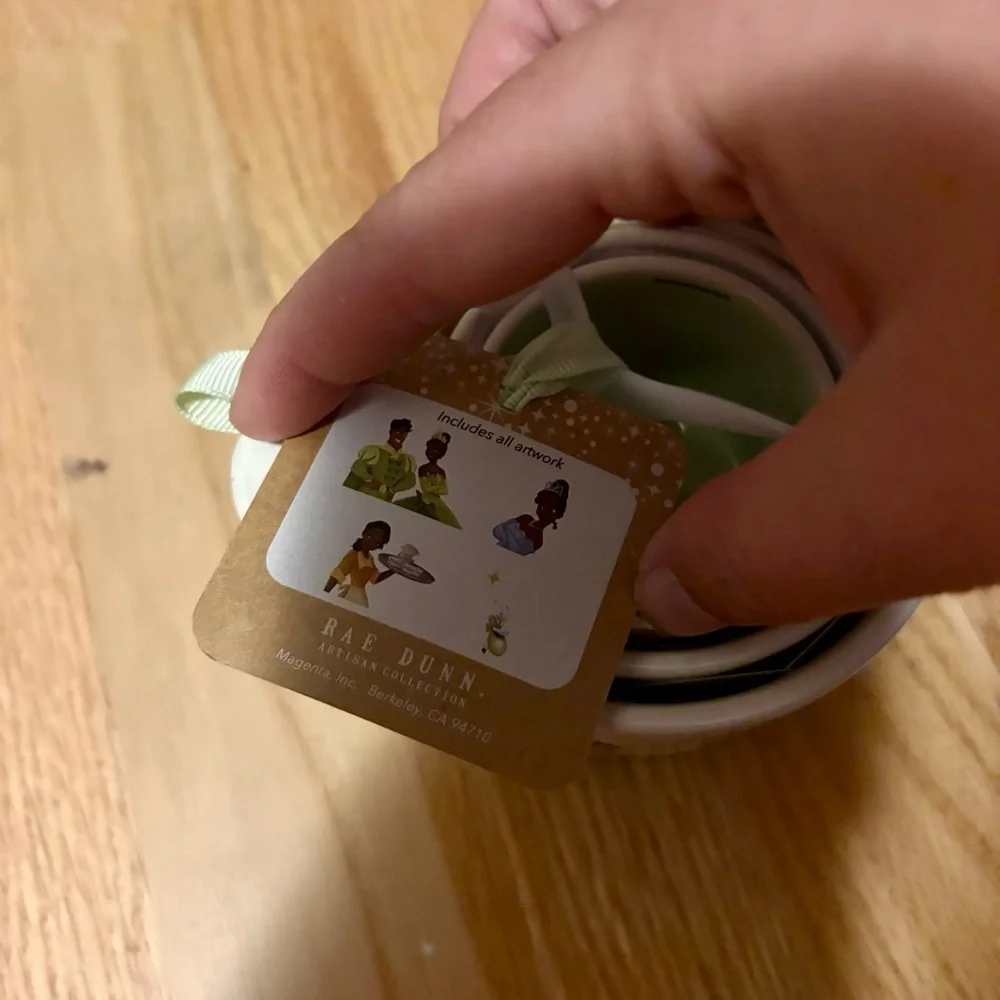 Rae Dunn Princess and the Frog Measuring Cups NEW Disney Ceramic